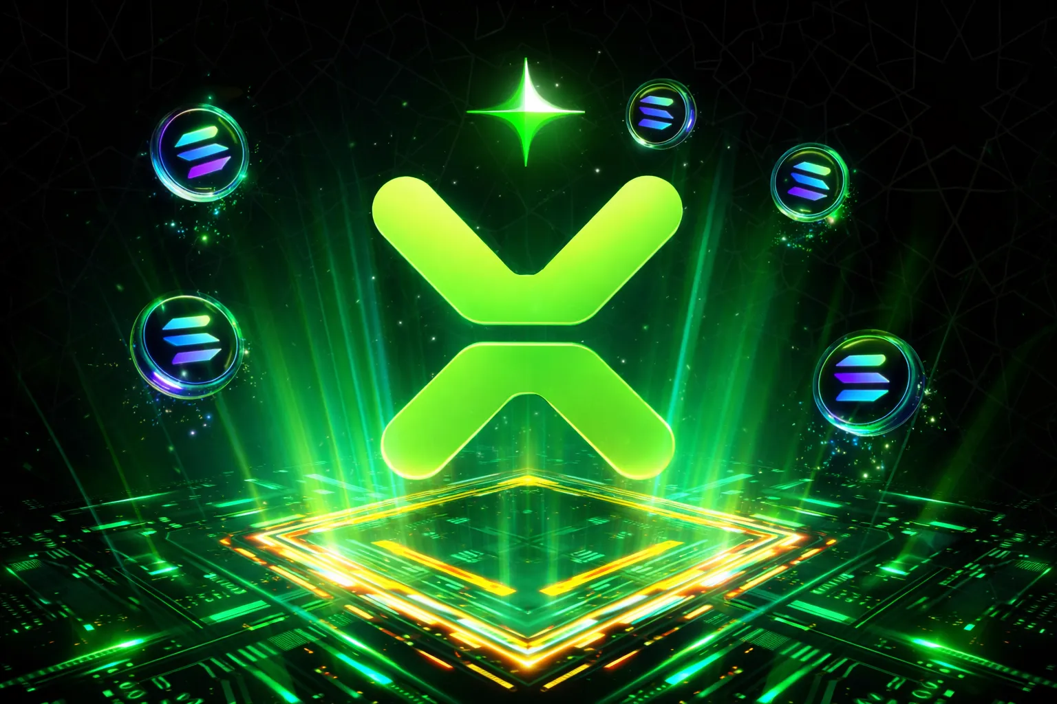 FlipX Solana wallet app showing token swaps, portfolio, and trading features on mobile